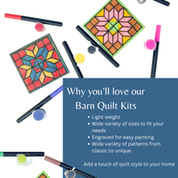 Barn Quilt Designs to Paint | Many Designs and Sizes Available - A Vision to Remember
