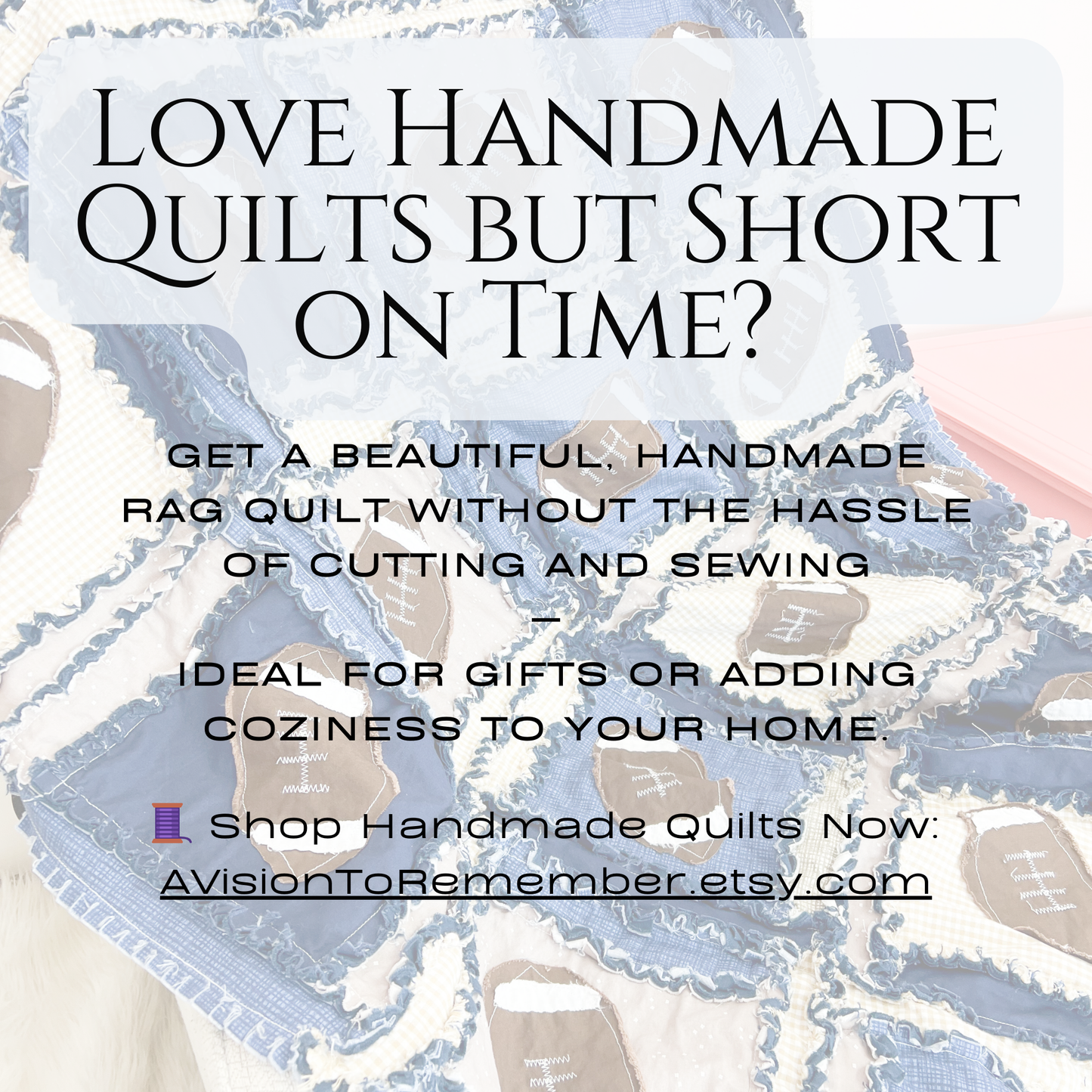 Unique Rag Quilt Pattern Book PDF | 10 Patterns - A Vision to Remember