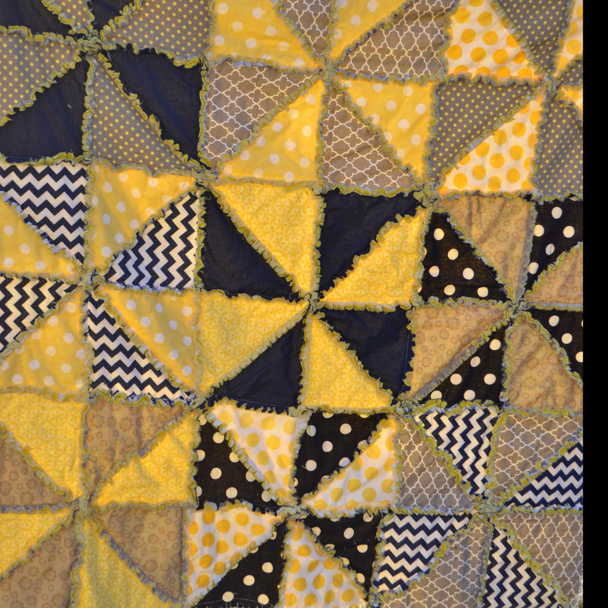 Pinwheel Rag Quilt Pattern by A Vision to Remember - A Vision to Remember