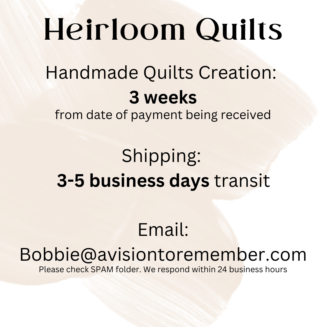 Keepsake T Shirt Quilts - A Vision to Remember