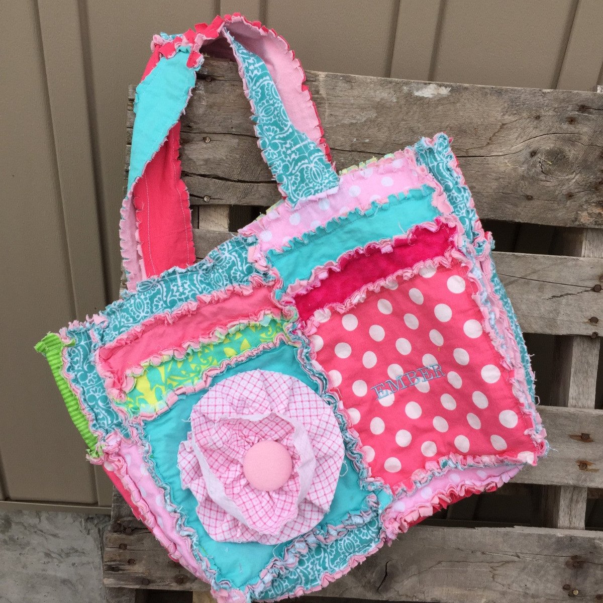 Rag quilt bag clearance