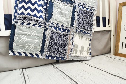 Elephant Crib Bedding
