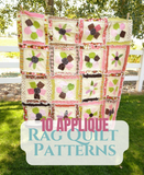 Applique Rag Quilt Patterns PDF Bundle - A Vision to Remember