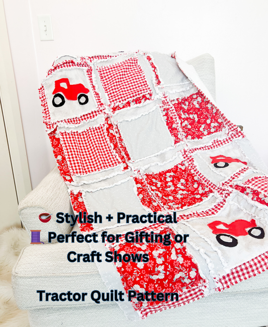 Applique Rag Quilt Patterns PDF Bundle - A Vision to Remember