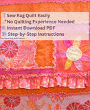 Applique Rag Quilt Patterns PDF Bundle - A Vision to Remember