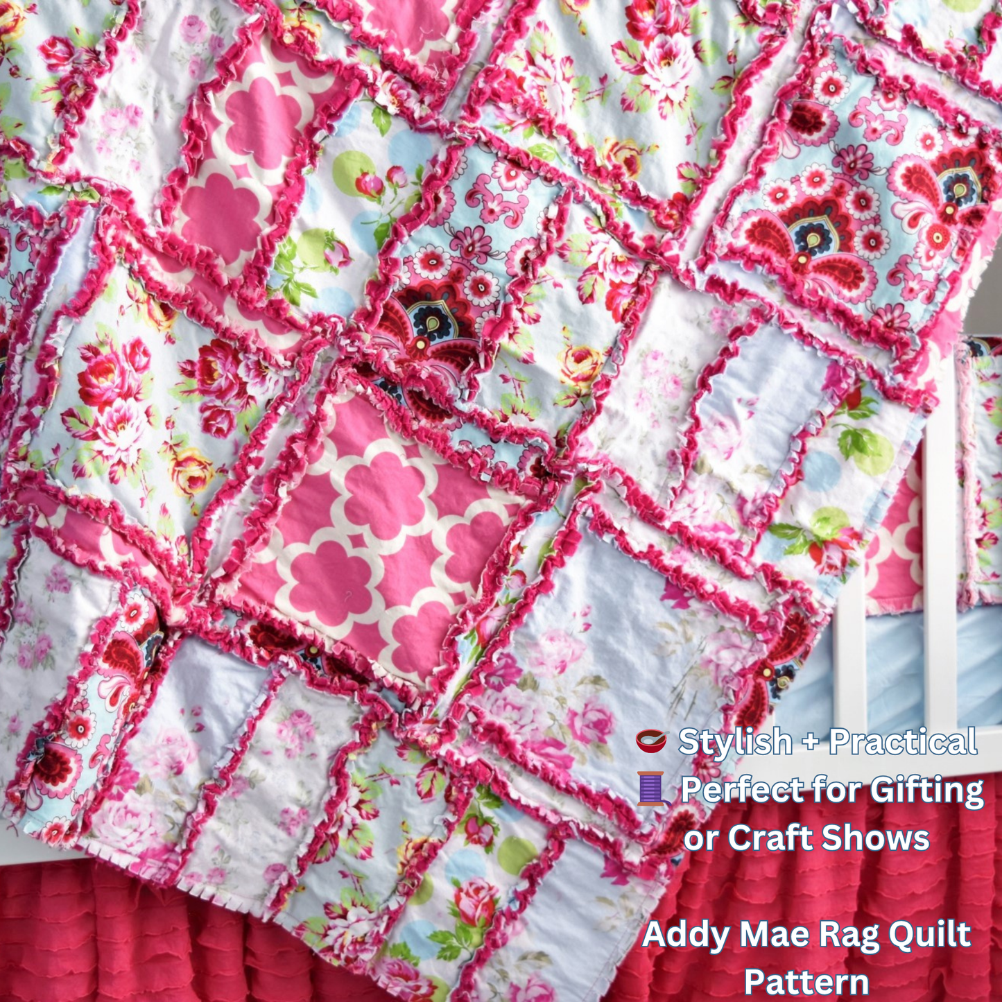 Modern Rag Quilt Pattern Book PDF | 10 Patterns - A Vision to Remember