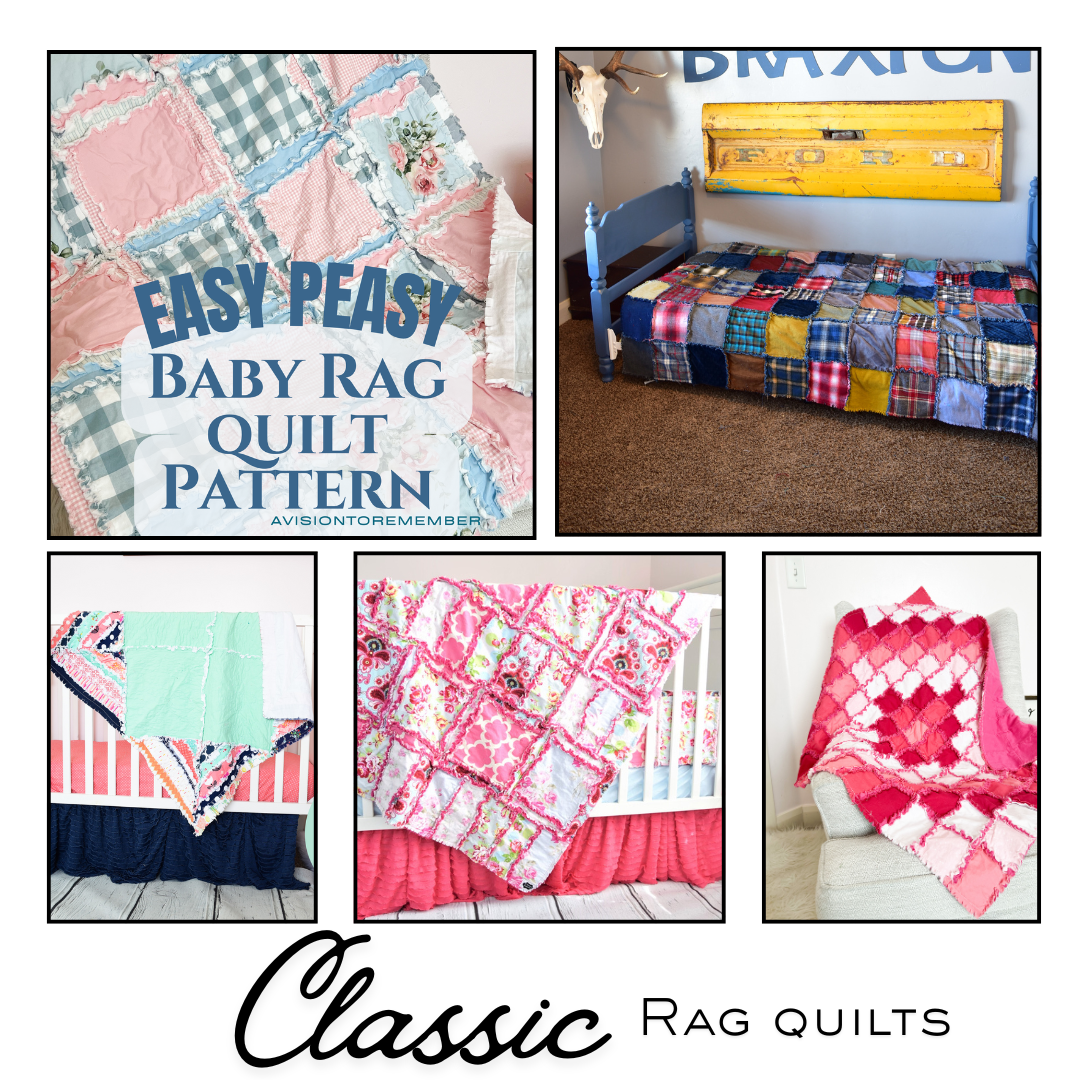 Complete AVTR Rag Quilt Pattern Library - A Vision to Remember
