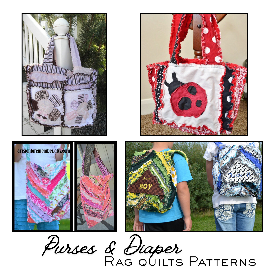 Complete AVTR Rag Quilt Pattern Library - A Vision to Remember