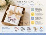 Embroidered Bicycle Kitchen Towel – Charming & Stylish Kitchen Décor