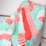 Split Strips Rag Quilt Pattern - A Vision to Remember