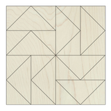 9 Inch DIY Barn Quilt Block, Many Wooden Quilt Patterns - A Vision to Remember