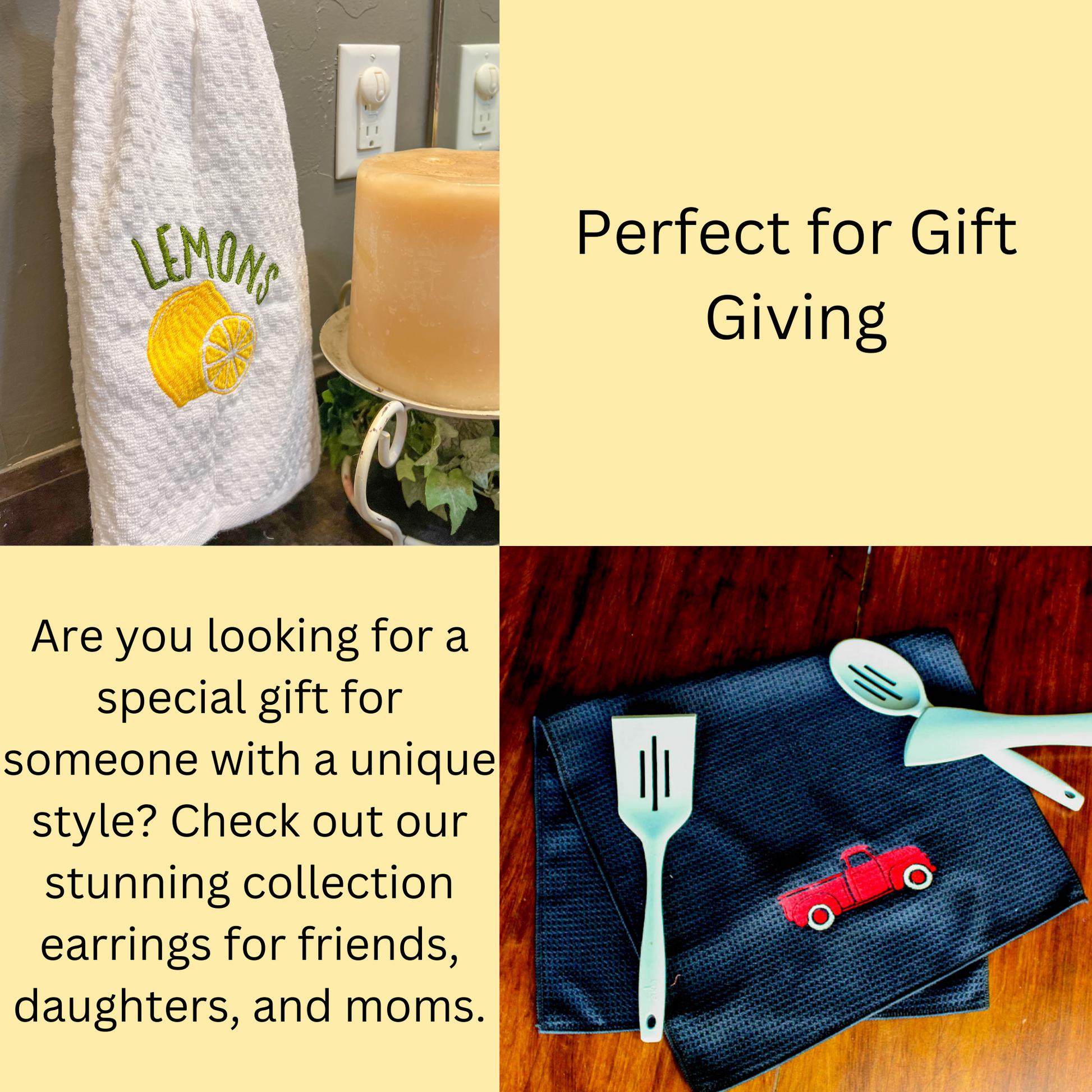 Farmhouse Kitchen Towels | Cow, Chicken, Sheep, Pig - A Vision to Remember