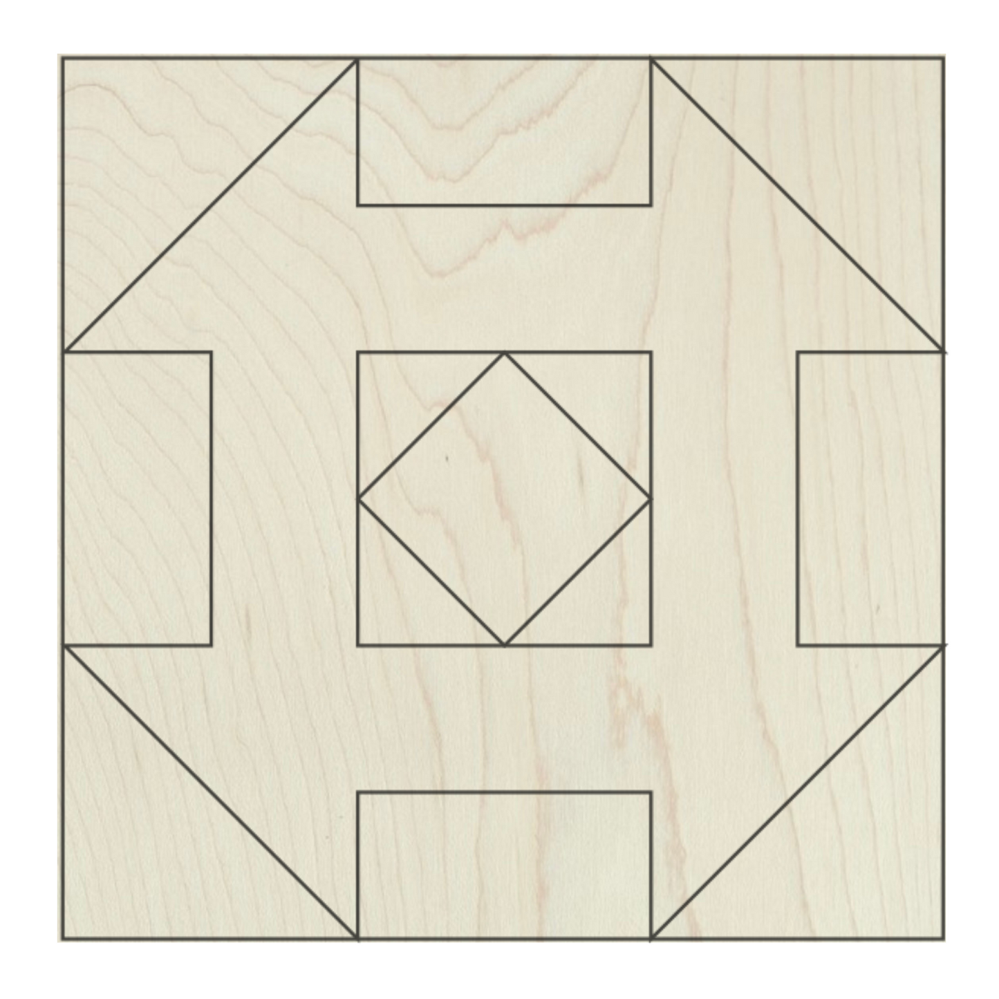 9 Inch DIY Barn Quilt Block, Many Wooden Quilt Patterns - A Vision to Remember
