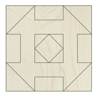 9 Inch DIY Barn Quilt Block, Many Wooden Quilt Patterns - A Vision to Remember