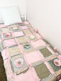 Ruffle Flower Rag Quilt Pattern for Baby Girl - A Vision to Remember