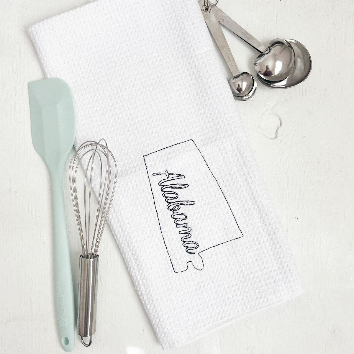 Embroidered State Kitchen Towel - A Vision to Remember