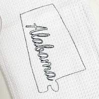 Embroidered State Kitchen Towel - A Vision to Remember