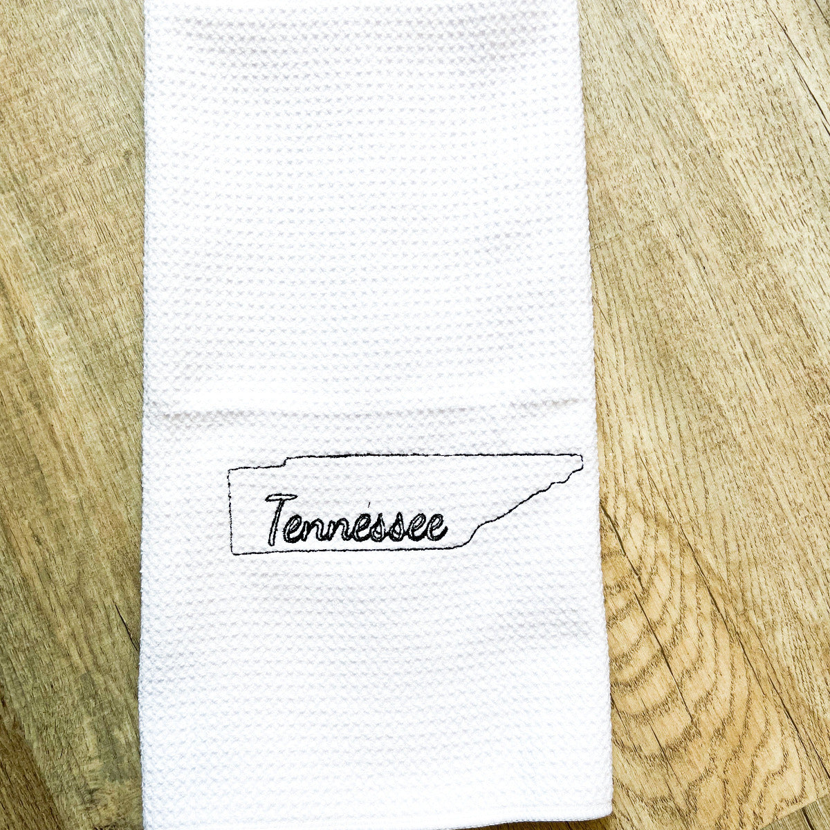 Embroidered State Kitchen Towel - A Vision to Remember