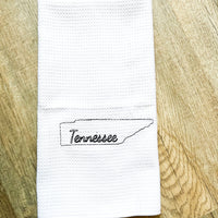 Embroidered State Kitchen Towel - A Vision to Remember