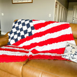 USA Flag Rag Quilt Pattern - A Vision to Remember