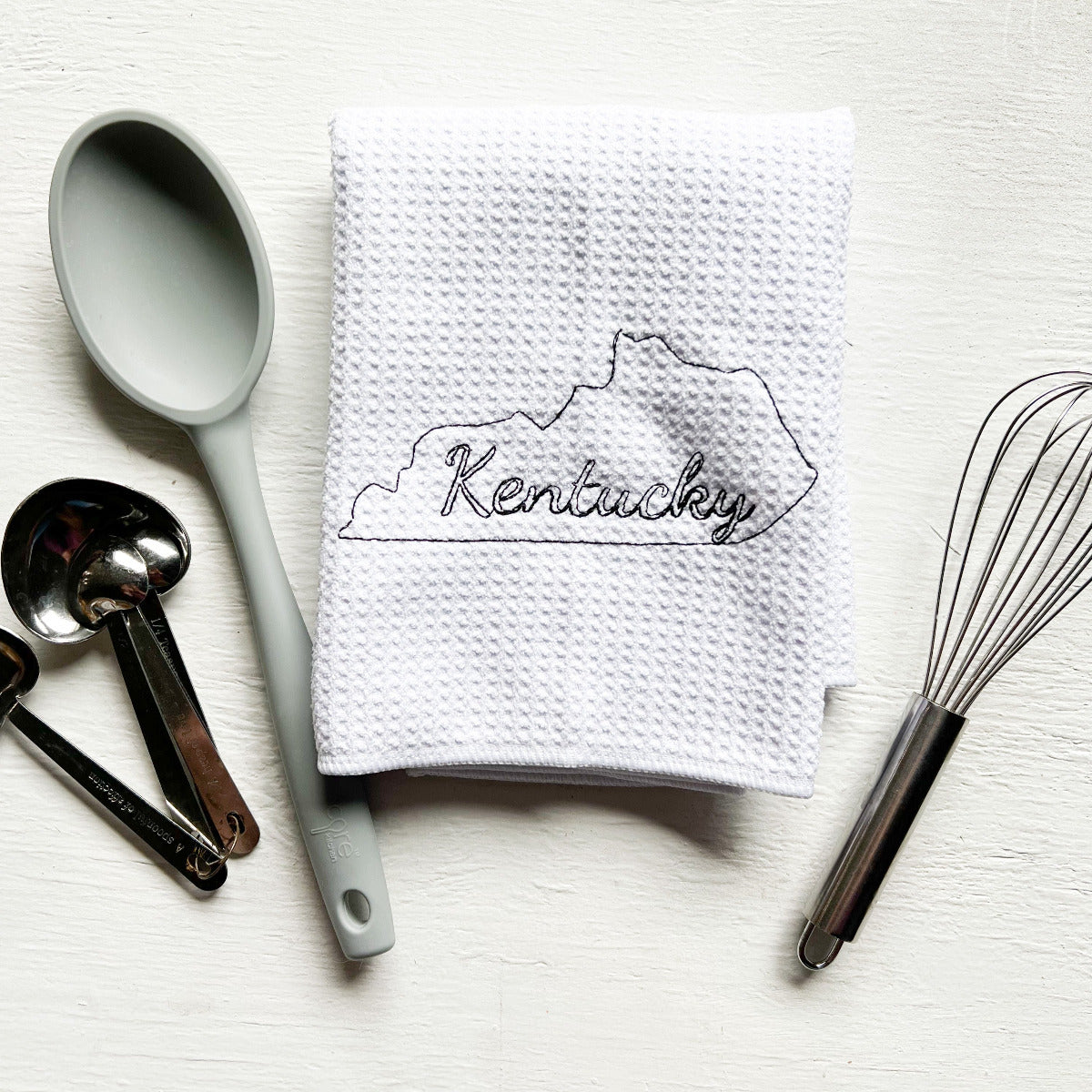 Embroidered State Kitchen Towel - A Vision to Remember