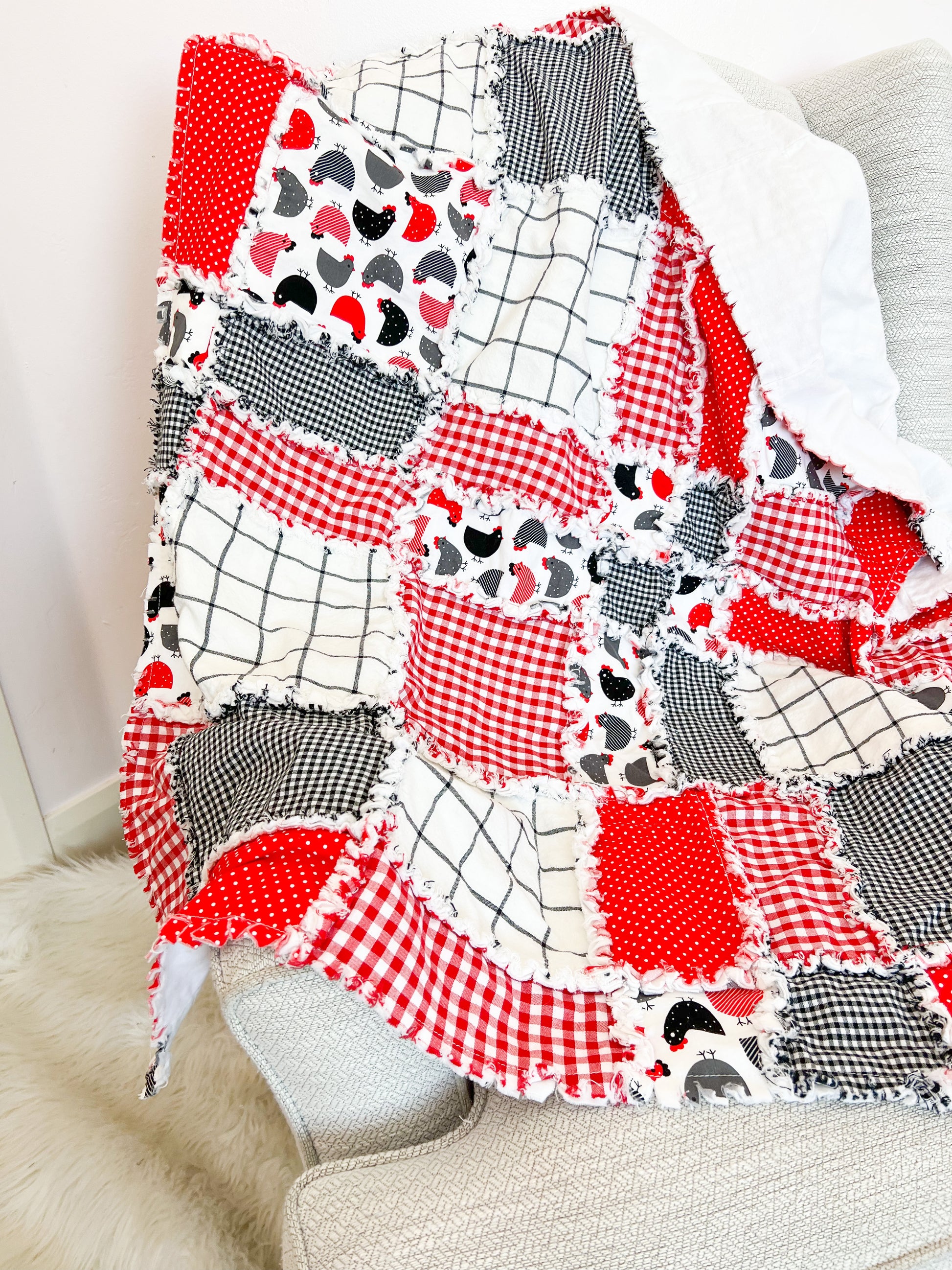 Disappearing 9 Square Rag Quilt Pattern - A Vision to Remember