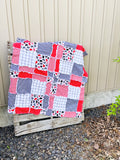 Disappearing 9 Square Rag Quilt Pattern - A Vision to Remember