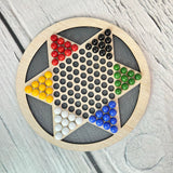 Chinese Checkers Game with Marbles - A Vision to Remember