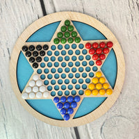 Chinese Checkers Game with Marbles - A Vision to Remember