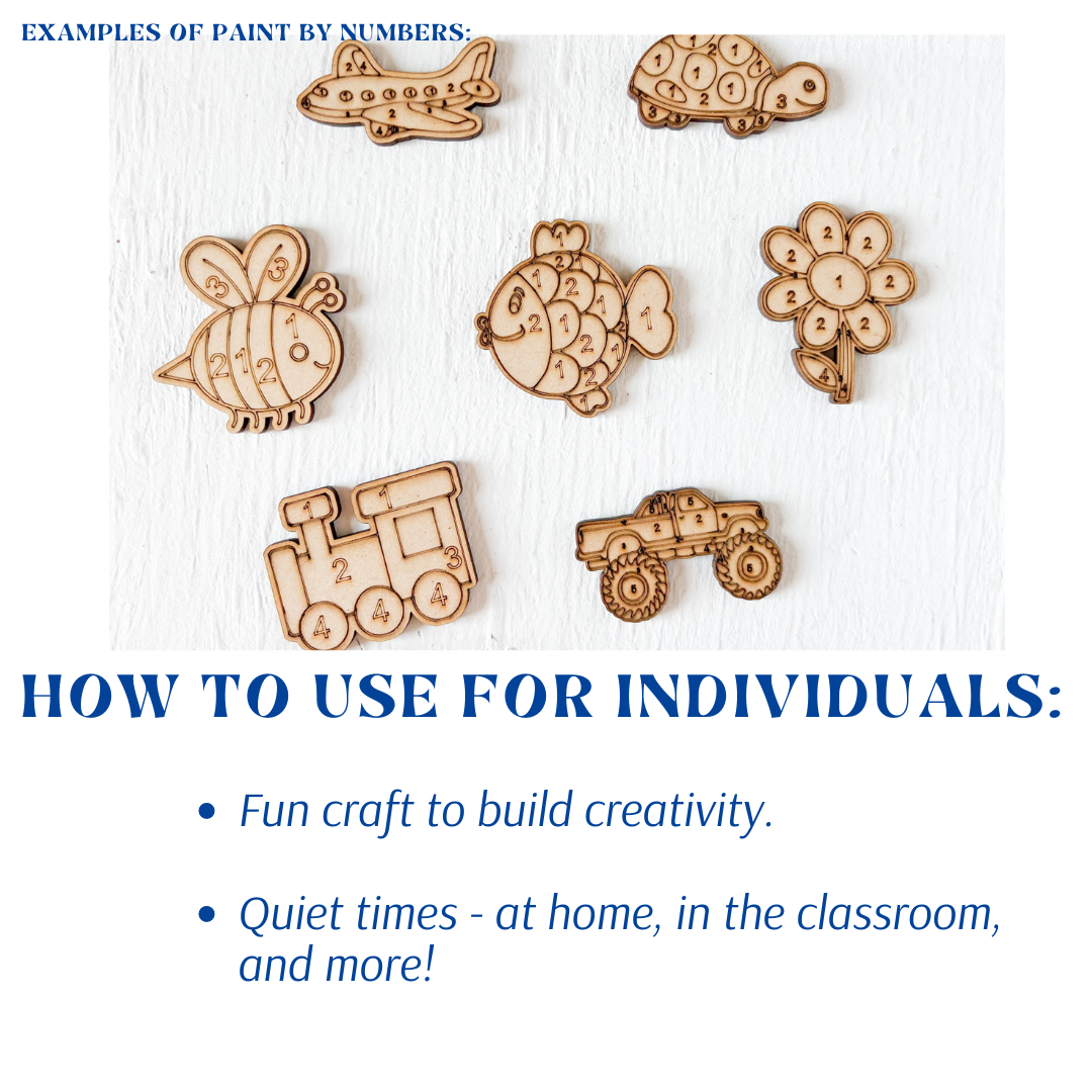 Themed Paint by Numbers Kit for Preschoolers | Fun and Creative Activity - A Vision to Remember