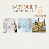 Baby Quilts Pattern Bundle | 3 Rag Quilt Patterns - A Vision to Remember