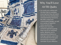 Blue Airplane Nursery Bedding – Navy Blue & Gray 3D Rag Quilt for Baby Boy
