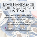 Unique Rag Quilt Pattern Book PDF | 10 Patterns - A Vision to Remember