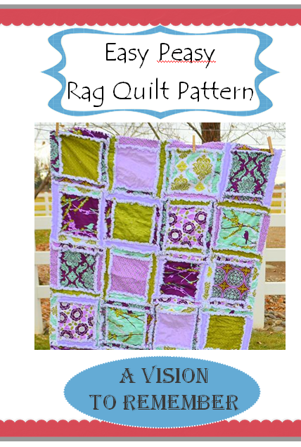 Beginner Rag Quilt Pattern Bundle | 3 Easy Patterns - A Vision to Remember