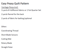 Easy Peasy Baby Rag Quilt Pattern - A Vision to Remember