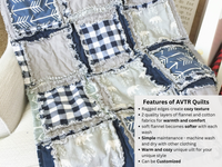 Bear Nursery Bedding for Baby Boy – Navy Blue | Gray - Cozy Woodland Crib Set - A Vision to Remember