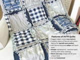 Bear Nursery Bedding for Baby Boy – Navy Blue | Gray - Cozy Woodland Crib Set - A Vision to Remember