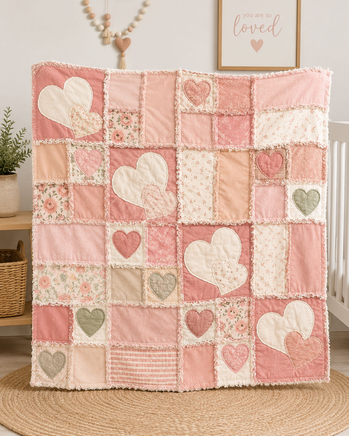 Heart Rag Quilt Pattern