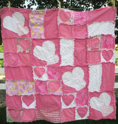 Heart Rag Quilt Pattern - A Vision to Remember