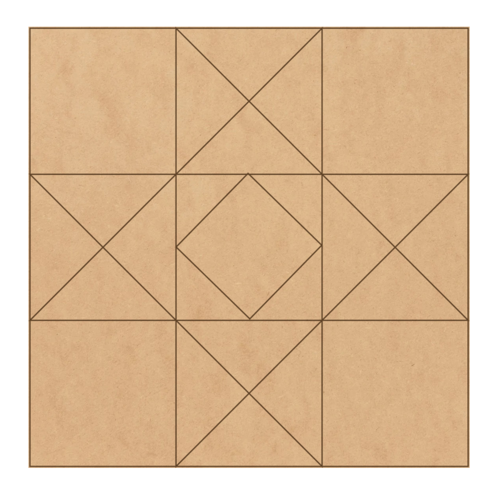 9 Inch DIY Barn Quilt Block, Many Wooden Quilt Patterns - A Vision to Remember