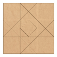 9 Inch DIY Barn Quilt Block, Many Wooden Quilt Patterns - A Vision to Remember