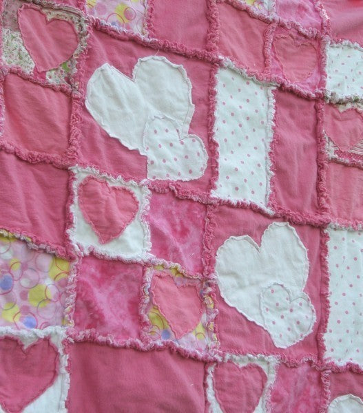 Heart Rag Quilt Pattern