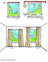 Red Valances Sheer Curtain, Short Curtains Window Toppers for Nursery, Kitchen Decor, Living Room Valance