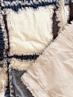 Baby Boy Rag Quilt, Handmade Quilts for Sale, Soft Flannel Boys Bedding, Tan and Neutral Baby Quilt, Heirloom-Quality Baby Bedding