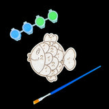 Fish Painting by Numbers Preschool, Craft Kits for Kids, Bulk Birthday Party Favor and Make and Take for Kids