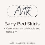 Mint Green Ruffle Crib Skirt Baby Bedding, Baby Girl Crib Skirts, Teal Nursery Bedding for Baby Girls