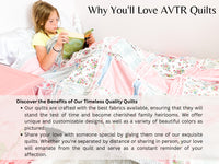 Floral Rag Quilts for Sale, Baby Girl Quilts, Blue and Pink Rose Baby Blanket & Crib Bedding for Girls
