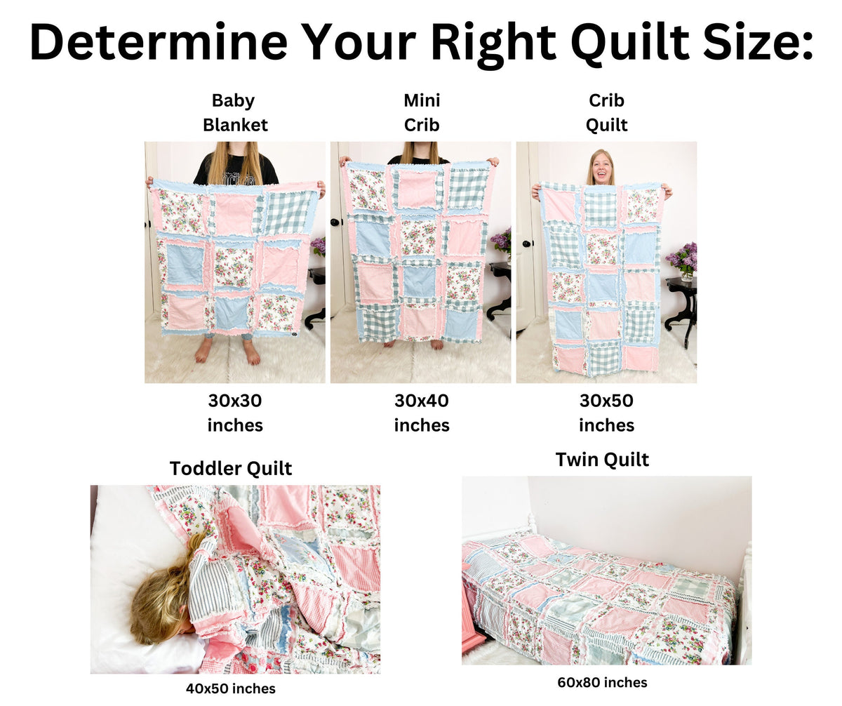 Sports Theme Rag Quilt – Twin Size Handmade Bedding for Boys Bedroom - A Vision to Remember
