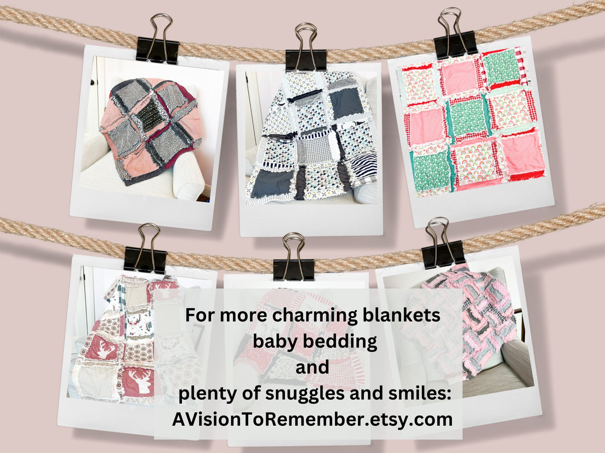 Sports Theme Rag Quilt – Twin Size Handmade Bedding for Boys Bedroom - A Vision to Remember