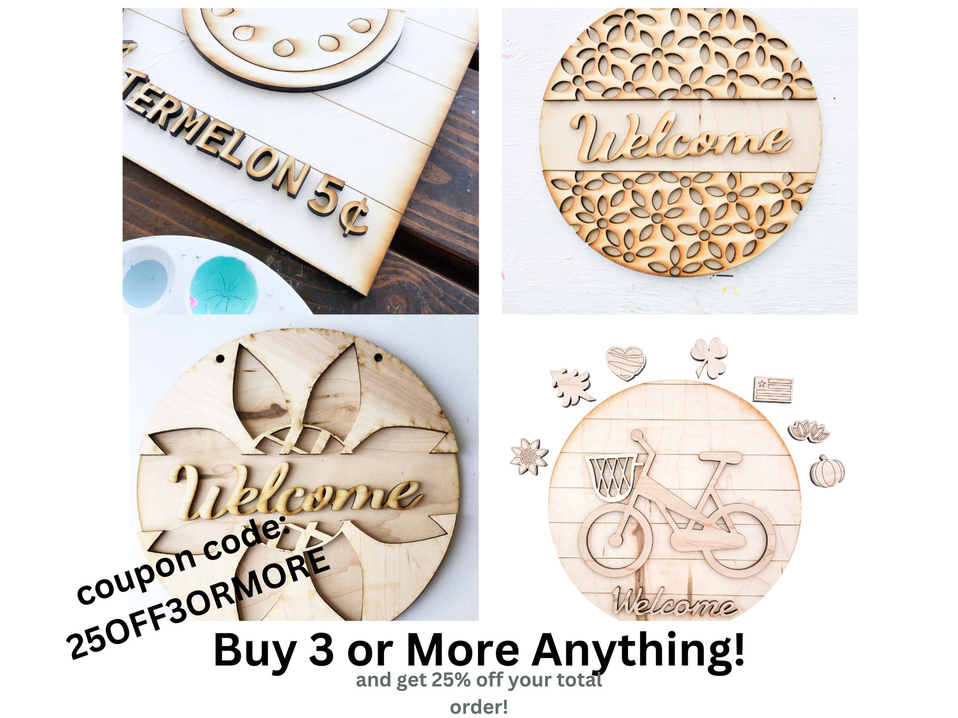 Dinosaur Personalized Small Wooden Puzzles Custom Game, Bulk Birthday Party Favor and Make and Take for Kids - A Vision to Remember